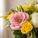 Buquê Ternura de Rosas Coloridas