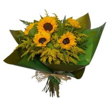 Buquê de 6 Girassóis