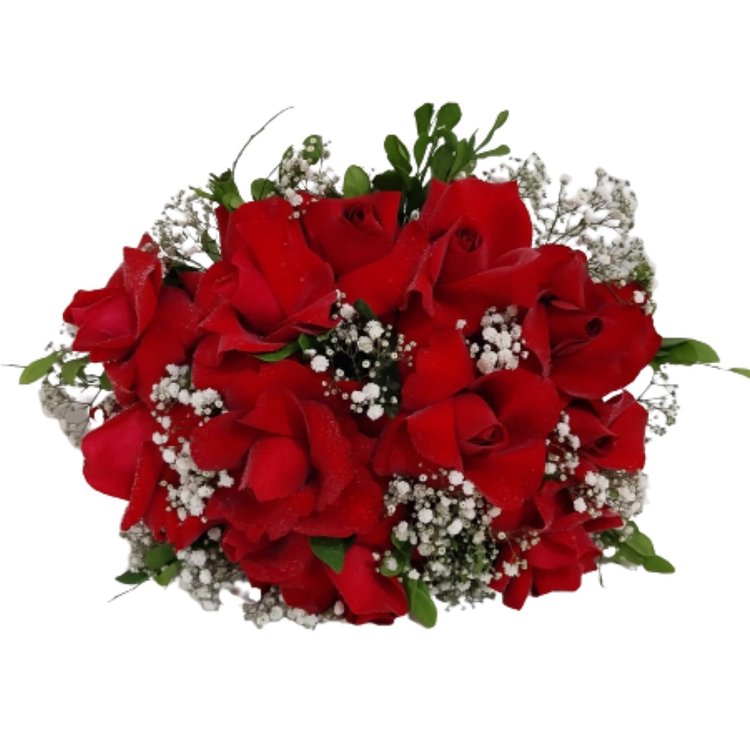 Buquê 12 Rosas Vermelhas Especiais