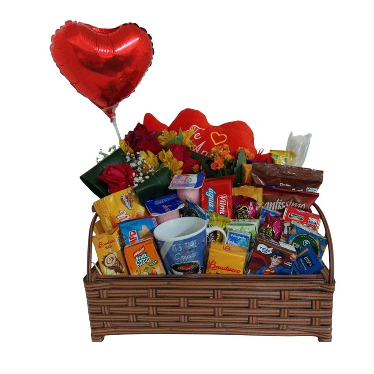 Cesta de Café Manhã Coração