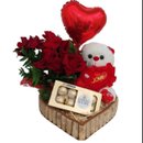 Cesta Doce Paixão com Rosas 