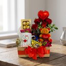 Cesta  Amor com Flores