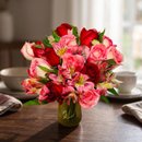 Vaso Amor em Mix de Flores