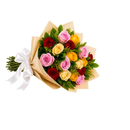 Buquê Harmonia das Rosas Coloridas