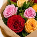 Buquê Harmonia das Rosas Coloridas