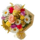 Buquê de Flores Coloridas Alegria Floral