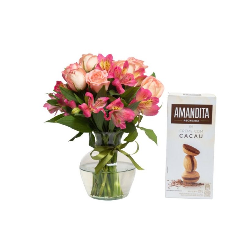 Belezas de Astromélias e Chocolate Amandita