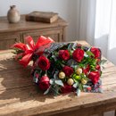 Buquê Rosas Vermelhas e Ferrero Rocher