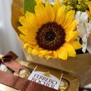 Buquê de Girassóis com Ferrero Rocher