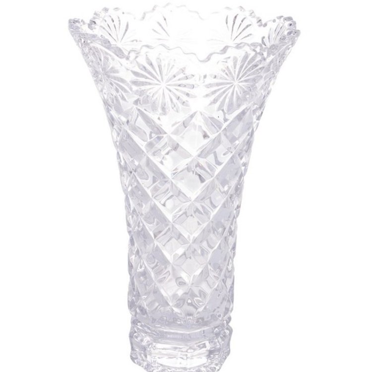 Vaso Cristal Diamond Transparente