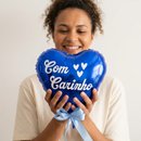Balão metalizado azul