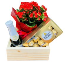 Box de Ferrero Rocher e Espumante