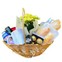 Cesta  De Café Da Manhã Com Caneca