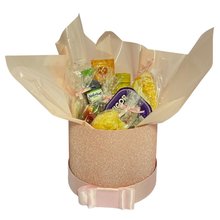 Cesta Café da Manhã Box Glitter Rosa