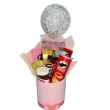 Box de Guloseimas Crianças Rosa Grande