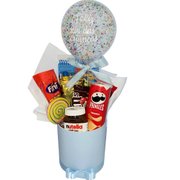 Box de Guloseimas Crianças Azul Grande