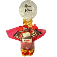 Box de Guloseimas Nutella Vermelho