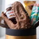 Dino Pocket Marrom - Nutella, Chocolate e Fantoche