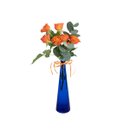 Garrafinha Decorativa com Mini Rosas Laranja