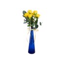 Garrafinha Decorativa com Mini Rosas Amarelas