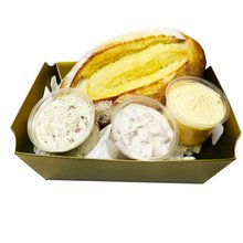 Cesta Pão e Patês Diversos