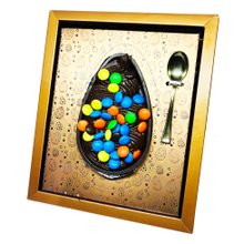 Ovo de Páscoa de Colher - Confeitos Coloridos