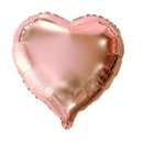 Balão Metalizado Coração Rose Gold