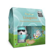 Crocantinho 50g com Bonequinho Lingato Boné