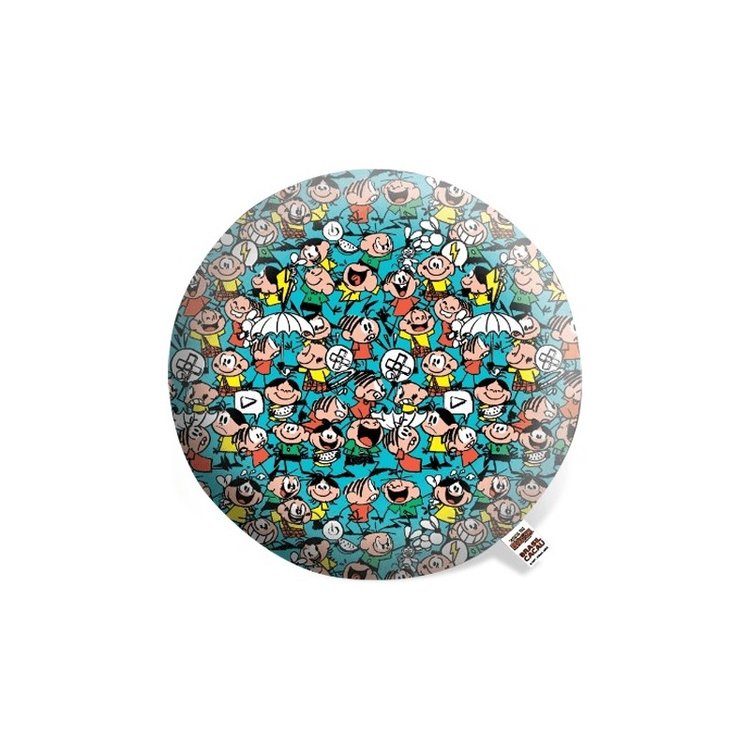 Almofada Turma da Mônica Azul 40cm
