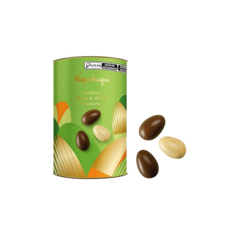 Ovinhos Black & White Pistache 189G