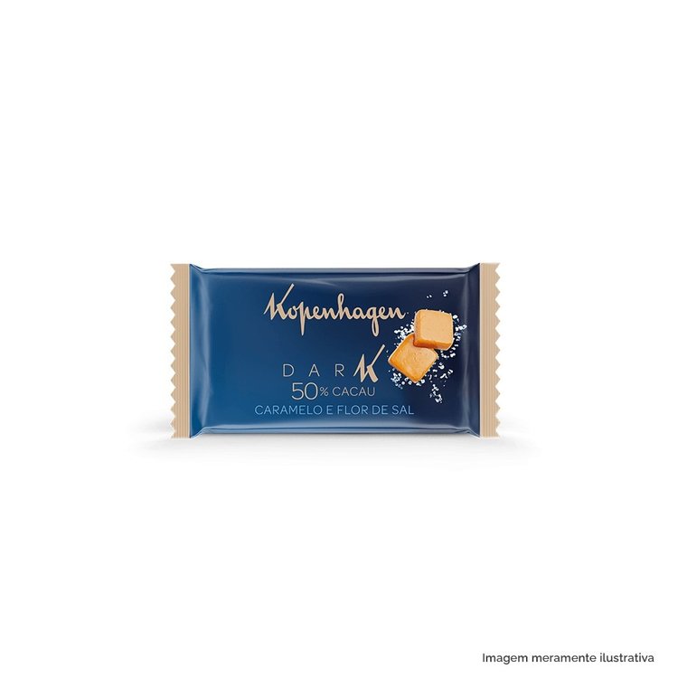 Mini Tablete Amargo Caramelo e Flor de Sal 10G