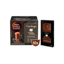 Combo Cápsulas Dolce Gusto Nestlé e Língua de Gato