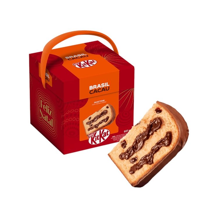 Panettone Trufado Kit Kat® Nestlé® 937g - Natal