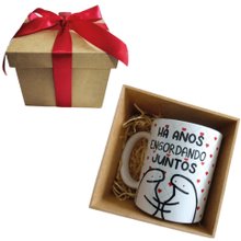 Caixa com Caneca Flork Engordando Juntos