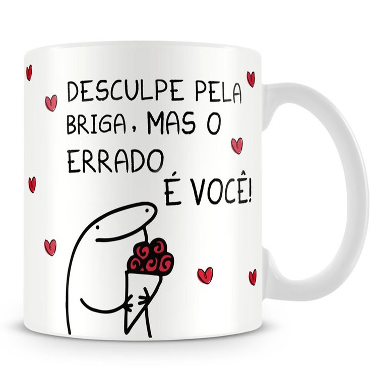 Caneca Flork Meme - Aniversário - Rep Bardei Tiu Iu