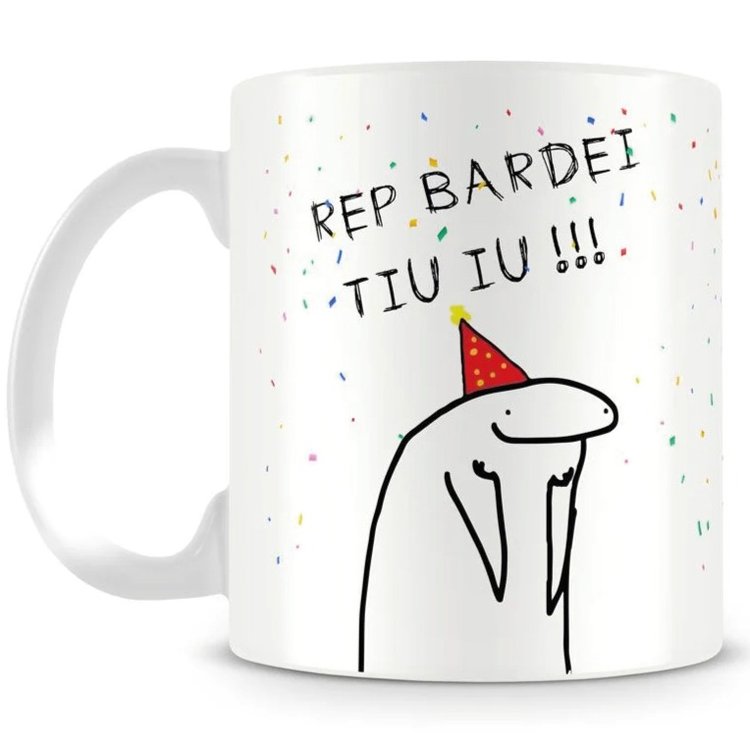 Caneca Aniversário de namoro - casamento Flork - meme