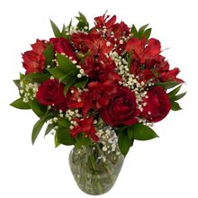 Buquê La Fluer 12 Rosas Vermelhas 