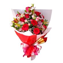 Ramalhete  12 rosas Vermelho Especial