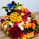Cesta de Frutas Frescas para Café da Tarde Primavera