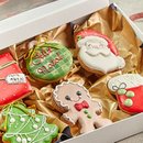 Biscoito de Natal Amanteigado Glaceado Artesanal