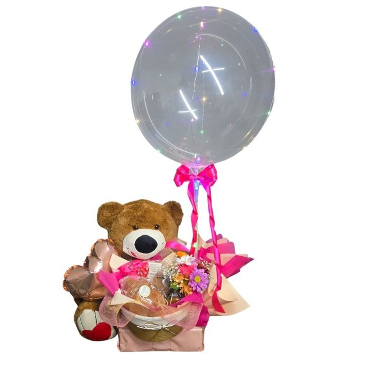 Presente com Urso Apaixonado Café da Manhã Artesanal