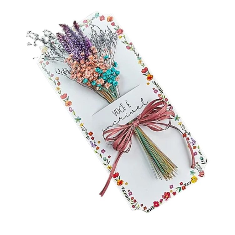 Cartão de Presente "Você é Incrível" com Mini Arranjo