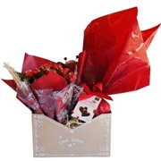 Cesta Doce Afeto com Flor Natural e Chocolate