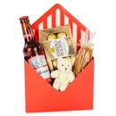Caixa Envelope Com Cerveja e Petiscos