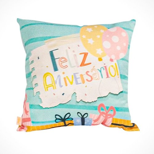 Almofada Feliz Aniversário