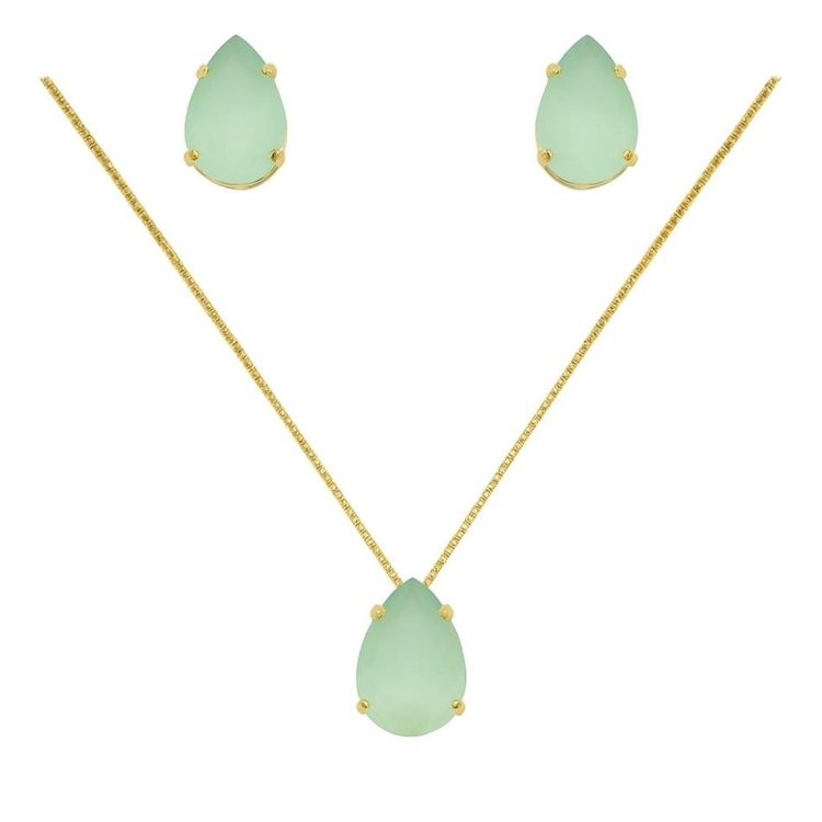 Conjunto Cristal Verde
