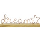 Dream Decorativo em Metal e Madeira 