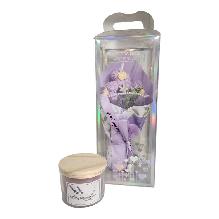 Kit Mimo Floral em Crochê