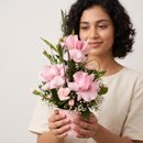 Cachepô de Rosas Cor de Rosas