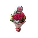 Buquê Romântico com Rosas Vermelhas 